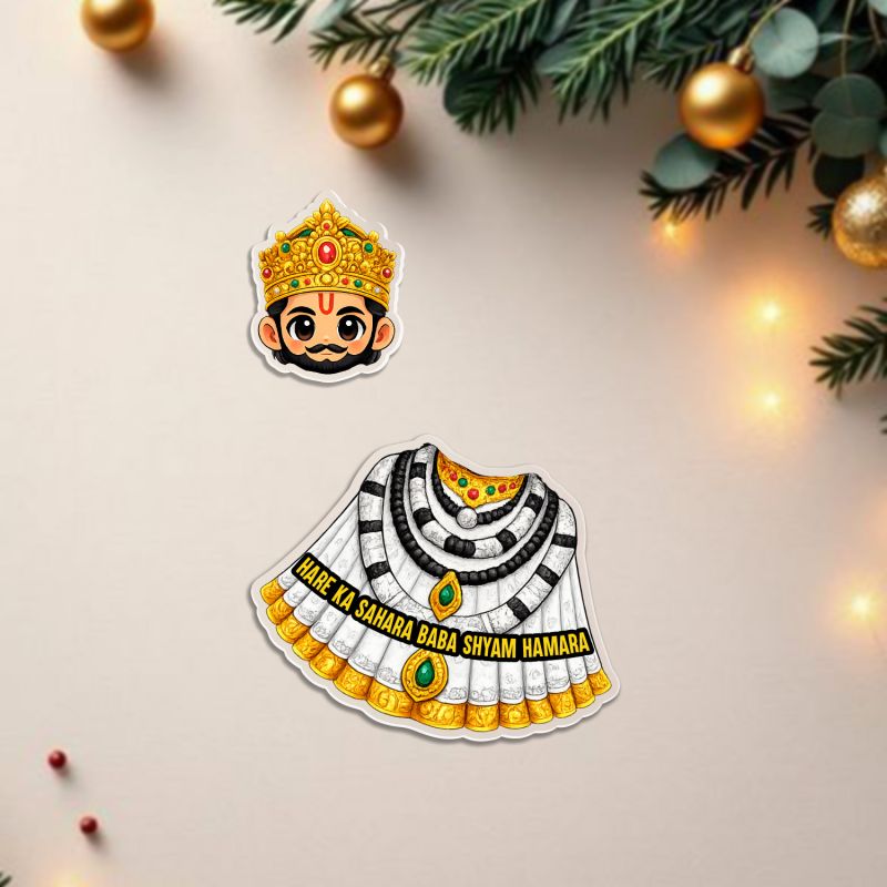 Khatu Shyam Bobblehead Car Dashboard Idol Spiritual God Idol Solar Powered Car Accessories Moving Head Feature God Gift Items